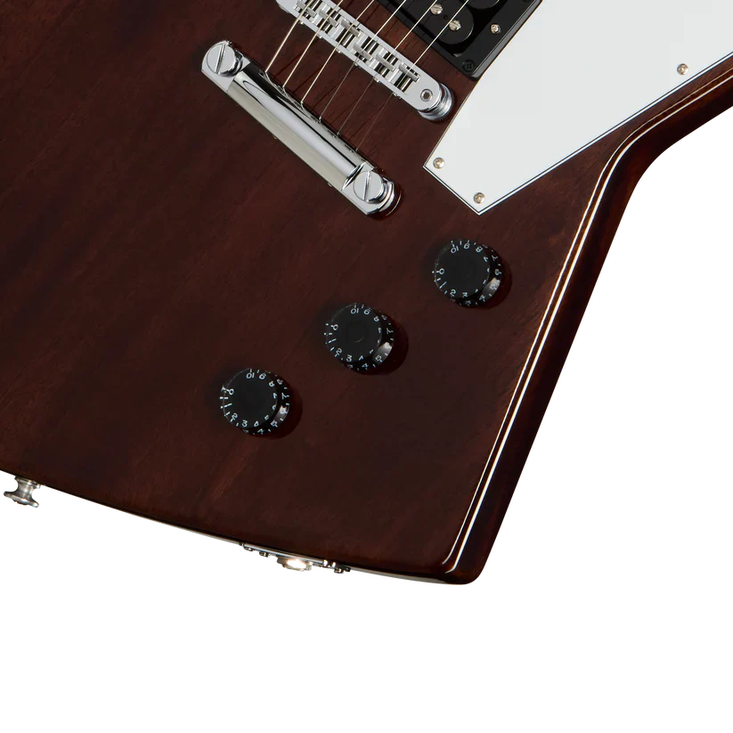 Guitarra Electrica Gibson DSXS007WCH1 70s Explorer Dark Walnut - Image 6