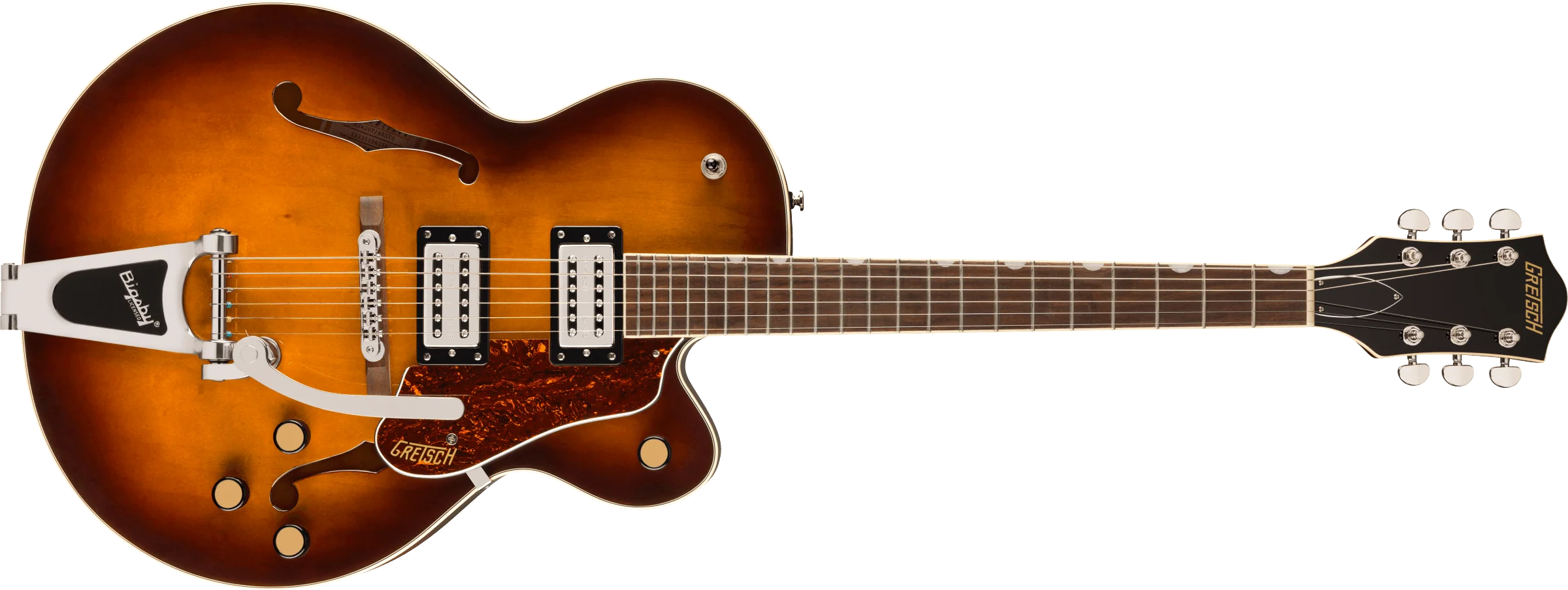 Guitarra Electrica Gretsch G2420t Streamliner Hollow Body Con Bigsby Robusto Burst 2807205552