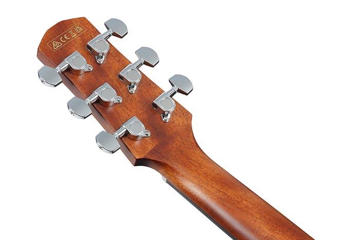 Guitarra Electroacustica Ibanez AAD50CE-TCB Charcoal Burst transparente de bajo brillo - Image 5
