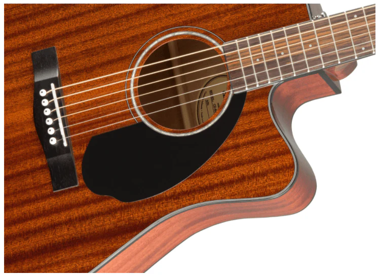Guitarra Electroacustica Fender CD-60SCE Dreadnought, Walnut Fingerboard, All-Mahogany 0970113022 - Image 4