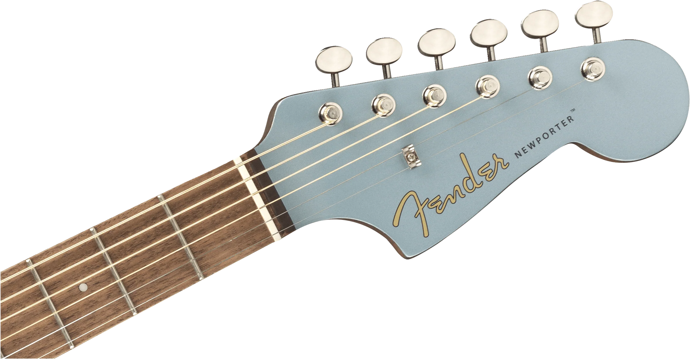 Guitarra Electroacustica Fender Newporter Player diapasón de nogal, azul hielo satinado 0970743062 - Image 8