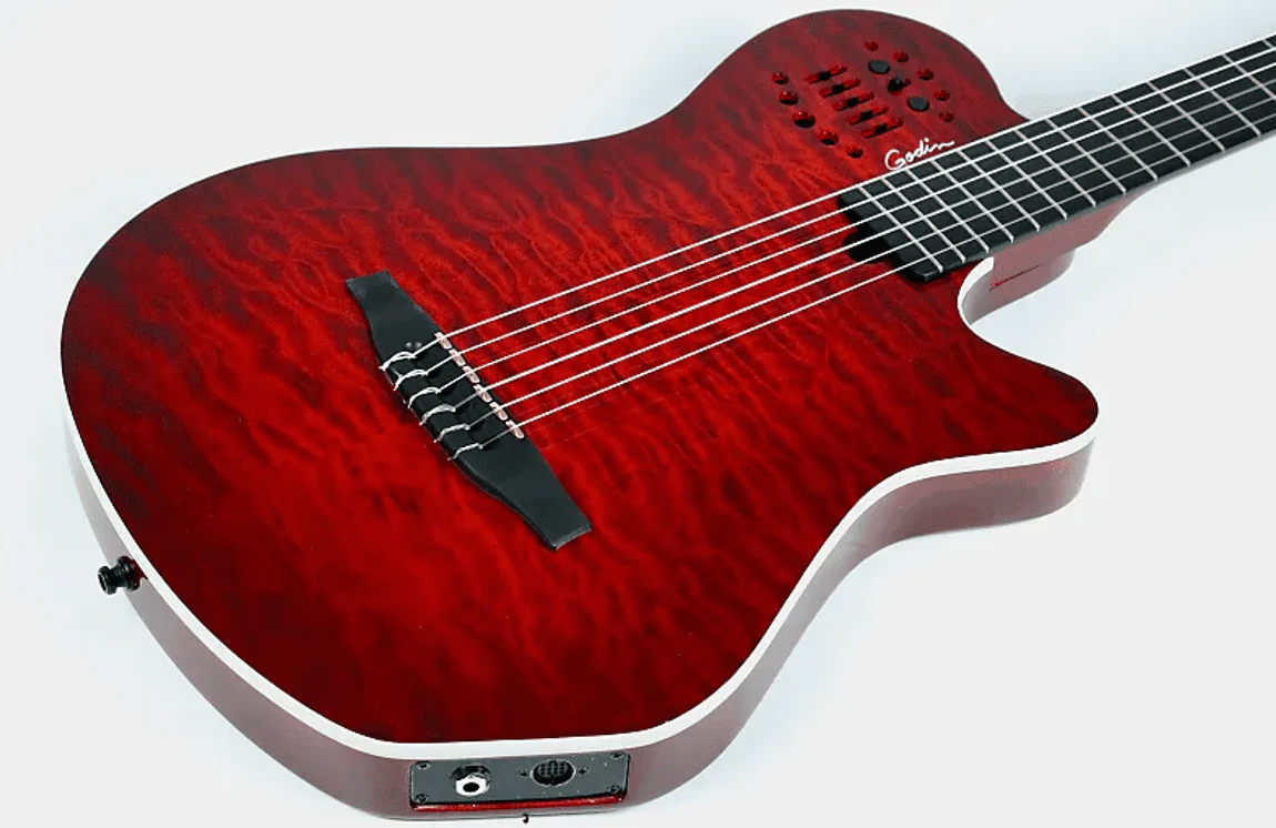 Guitarra Electroacustica Godin G C Quilted 048403 Estuche - Image 3