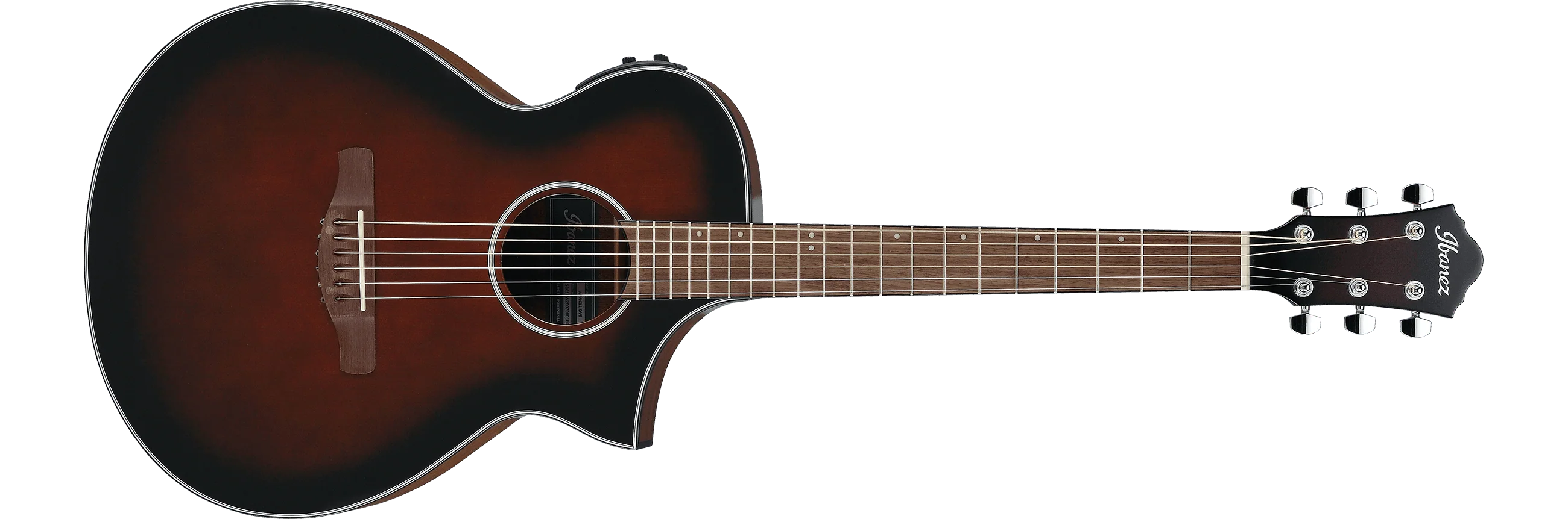 Guitarra Electroacustica Ibanez Aewc11-Dark Violin Sunburst High Gloss