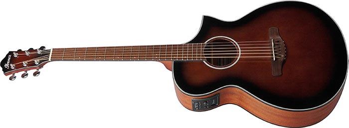 Guitarra Electroacustica Ibanez Aewc11-Dark Violin Sunburst High Gloss - Image 2