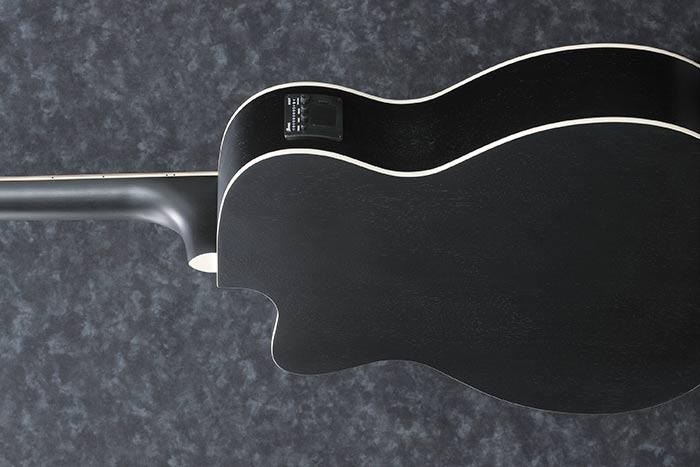 Guitarra Electroacustica Ibanez Pc14mhce-weathered Black Open Pore - Image 4
