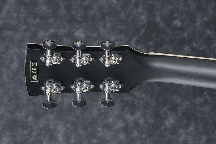 Guitarra Electroacustica Ibanez Pc14mhce-weathered Black Open Pore - Image 5