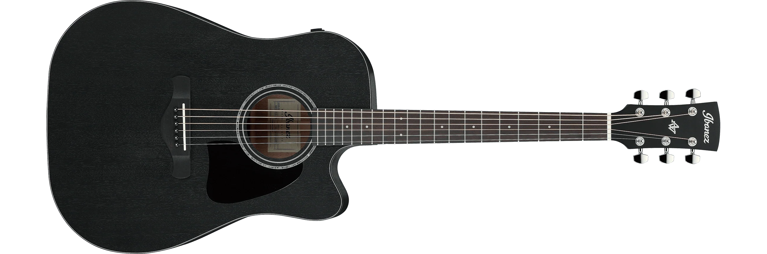 Guitarra Electroacustica Ibanez Art Wood Aw1040ce-weathered Black Open Pore