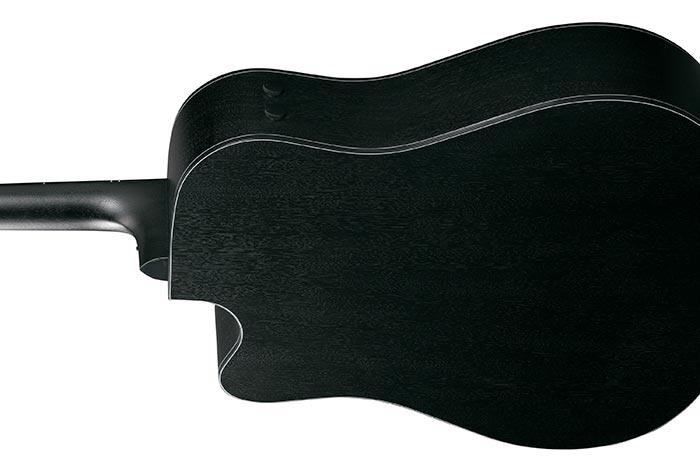Guitarra Electroacustica Ibanez Art Wood Aw1040ce-weathered Black Open Pore - Image 3