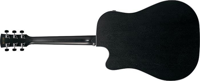 Guitarra Electroacustica Ibanez Art Wood Aw1040ce-weathered Black Open Pore - Image 5