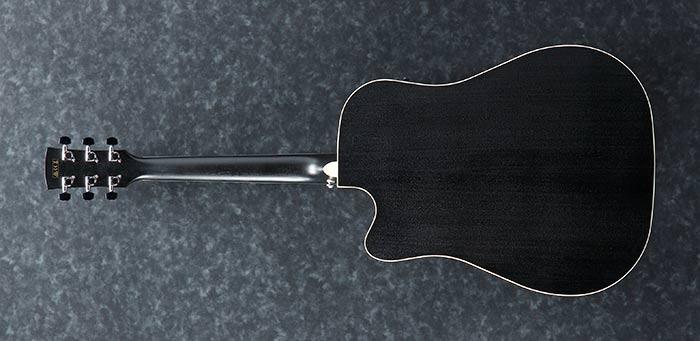 Guitarra Electroacustica Ibanez Art Wood Aw84ce-weathered Black Open Pore - Image 5