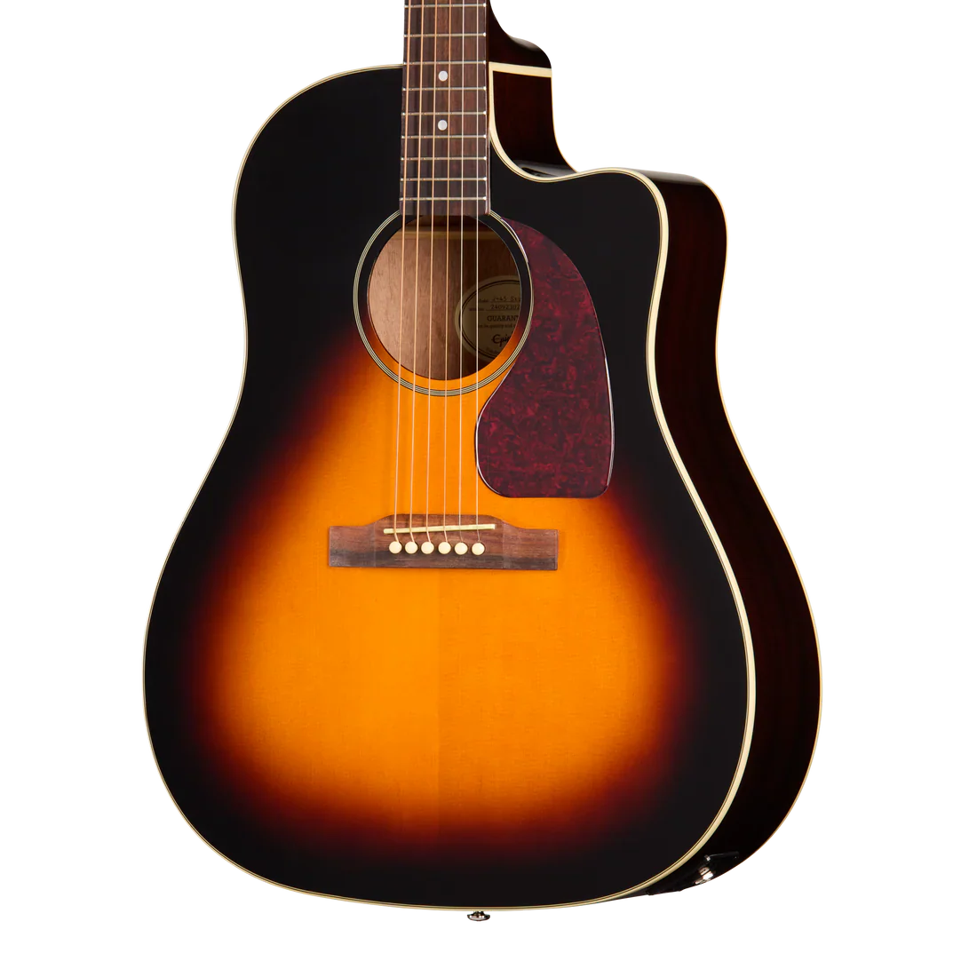 Guitarra Electroacustica Epiphone EAS4CVSNH1 J-45 Studio Ec Vintage Sunburst - Image 3