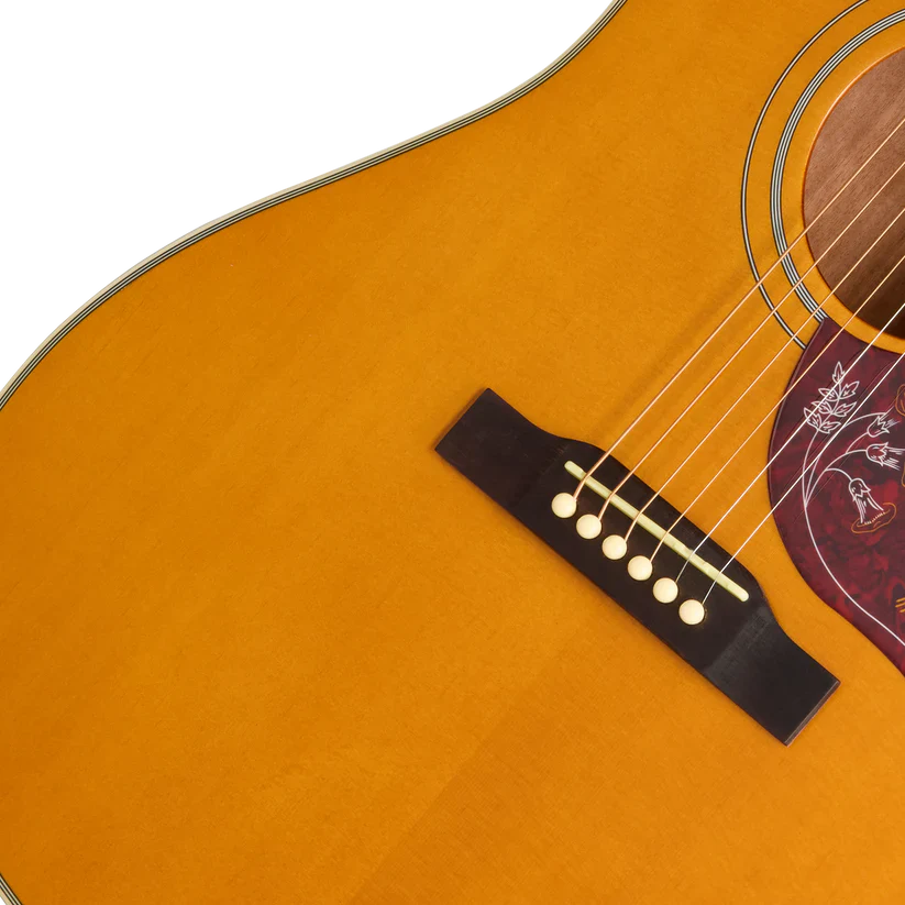 Guitarra Electroacustica Epiphone EASHCANNH1 Hummingbird Studio EC Antique Natural - Image 6