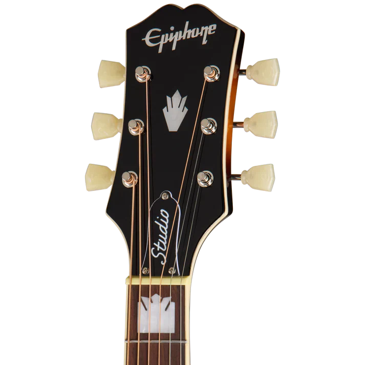 Guitarra Electroacustica Epiphone EASJ2CVSNH1 J-200 Studio EC Vintage Sunburst - Image 6