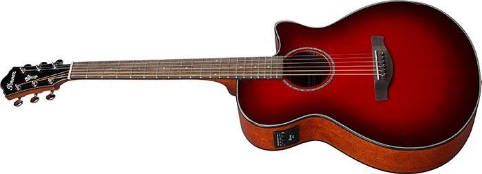 Guitarra Electroacustica Ibanez Aeg51-trh Rojo Transparente Sunburst De Alto Brillo - Image 2