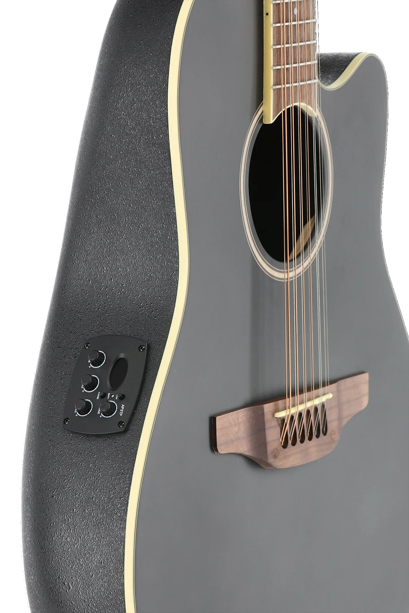 Guitarra Electroacustica Ovation Applause Ap521175 Ab2412-5S Black Satin - Image 3