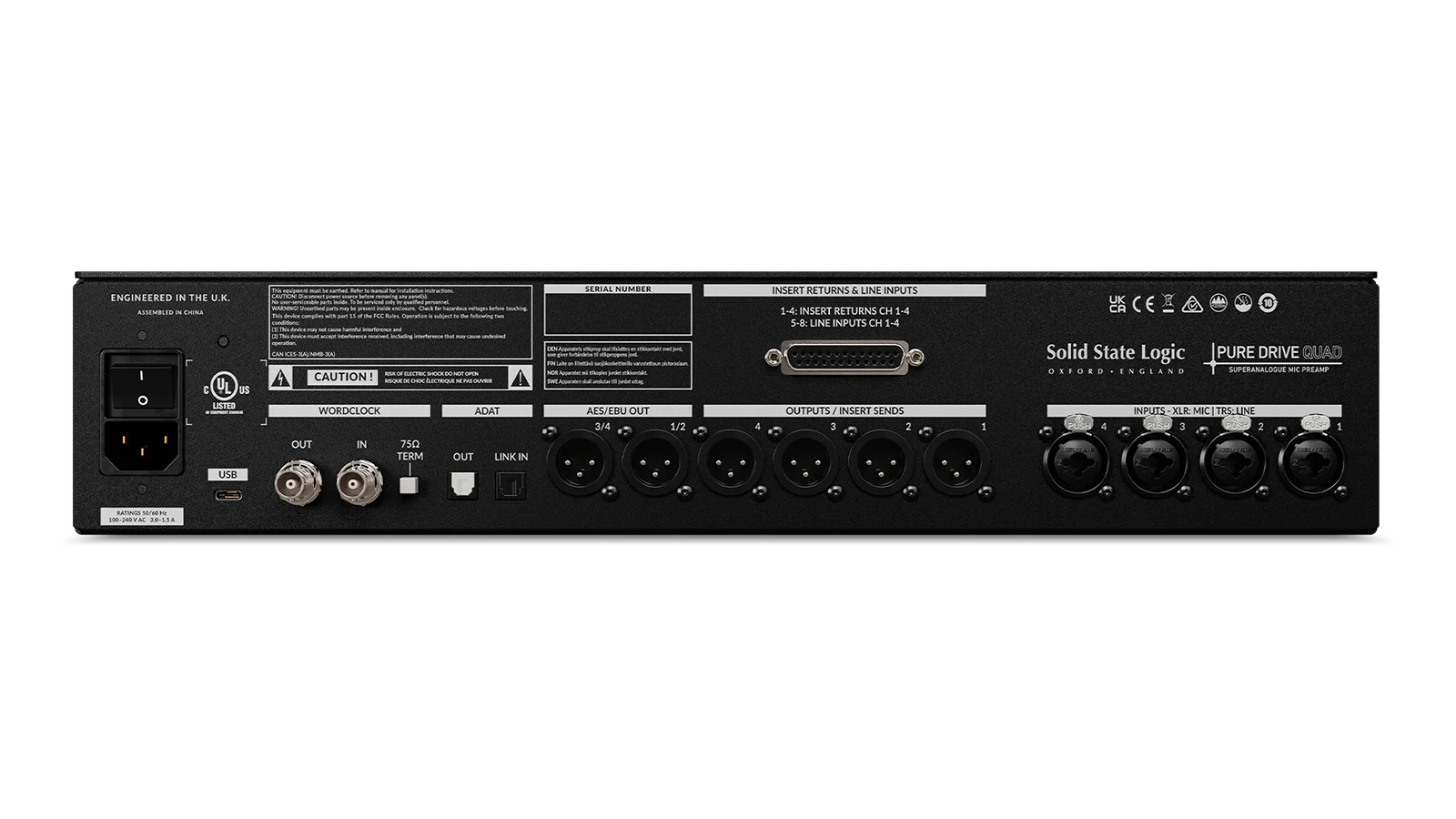 Interfaz Solid State Logic Pure Drive Quad 4 Ch - Image 3