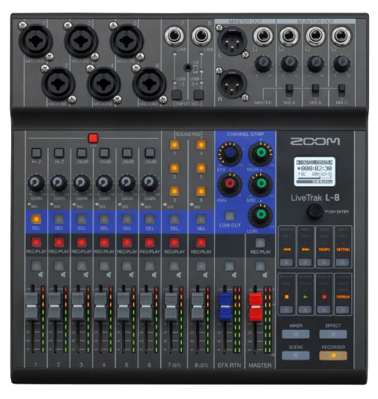 Mezclador Zoom Livetrak L-8/120gl - Image 2