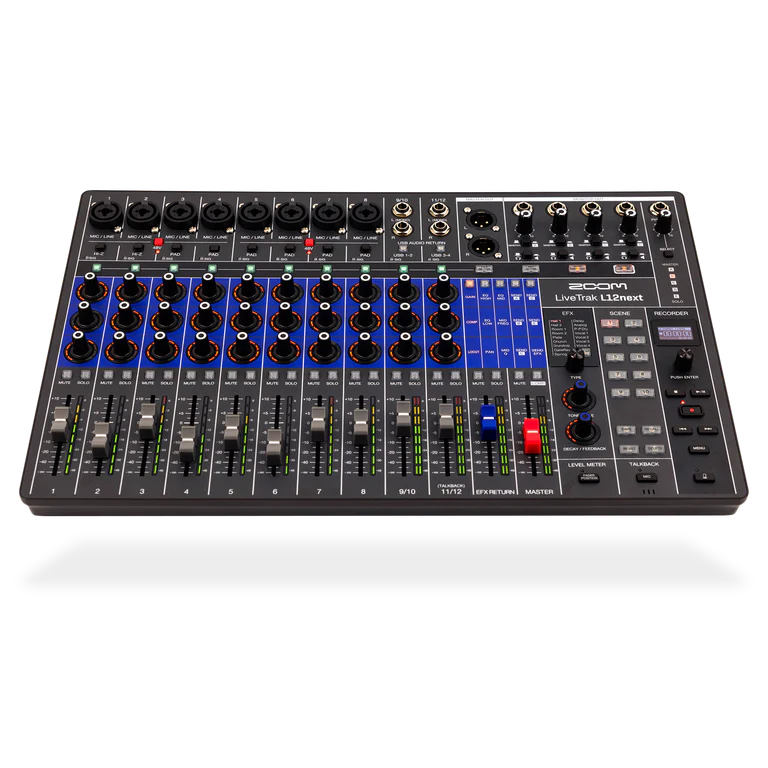 Mezclador Zoom Livetrak L12next/100JA