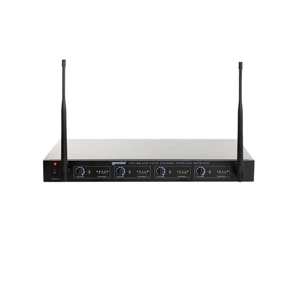 Microfono Gemini Uhf-04M-S1234 Inalambrico 4 Canal - Image 2