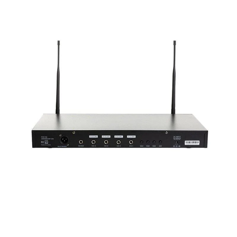 Microfono Gemini Uhf-04M-S1234 Inalambrico 4 Canal - Image 4