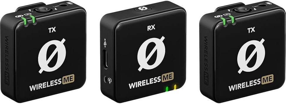 Microfono Rode Wireless Me Dual Set Negro