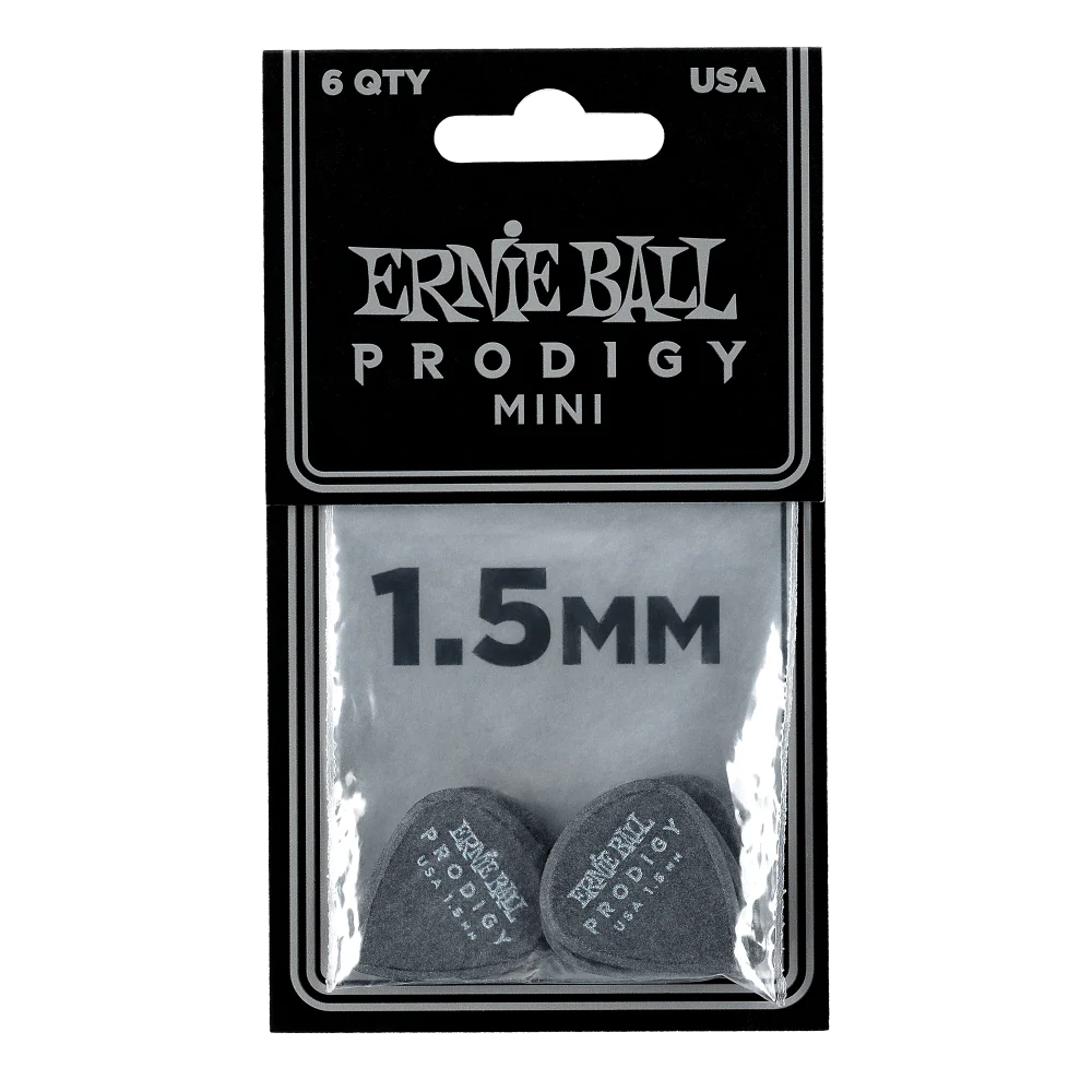 Pajuela Ernie Ball Mini P09200 X6 Negro - Image 2