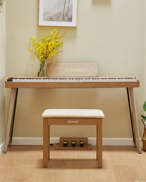 Piano Digital Donner Ec6681 Ddp-60 Light Wood - Image 2