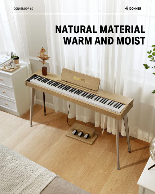 Piano Digital Donner Ec6681 Ddp-60 Light Wood - Image 5