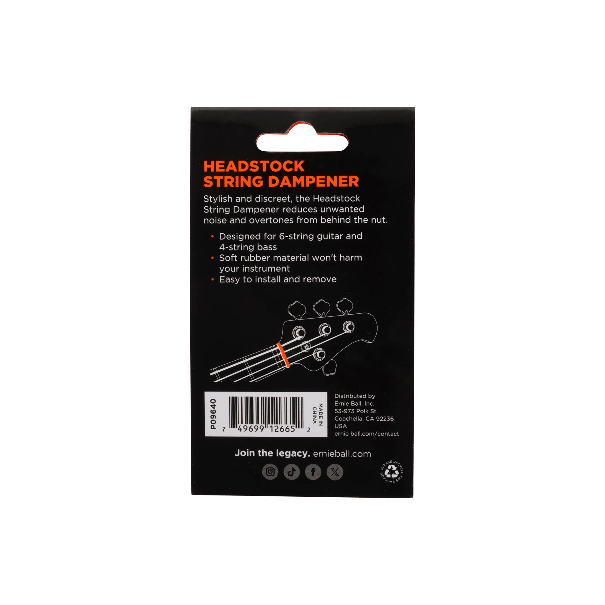 Sordina Ernie Ball P09640 Clavijero - Image 2
