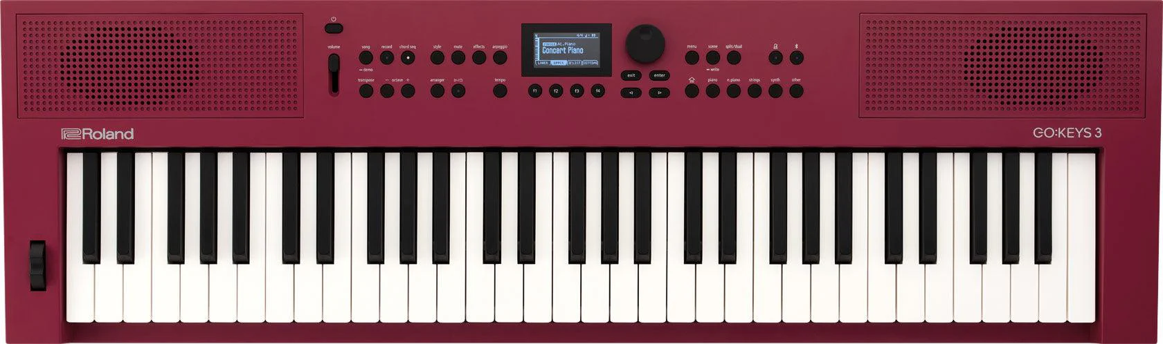 Teclado Roland Gokeys3-Rd Rojo