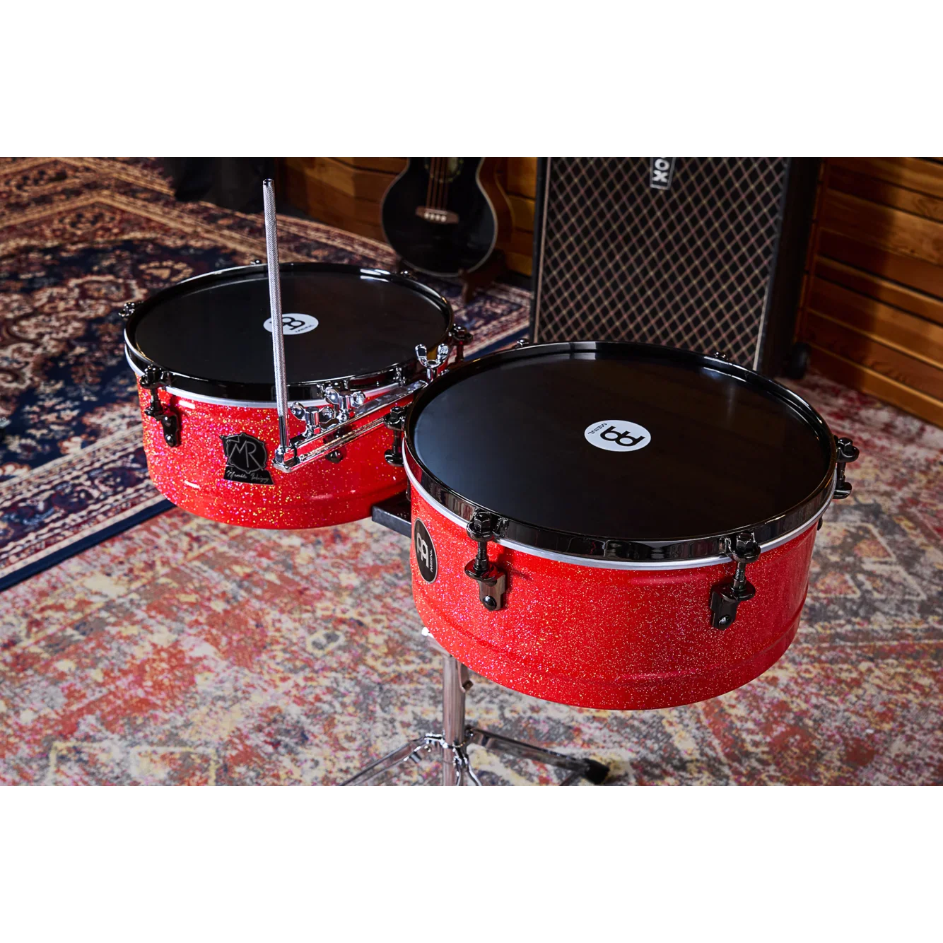Timbaletas Meinl Mr1415 Manolito Rodriguez Atomic Red - Image 2